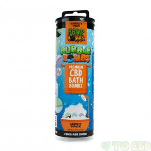 HEMP BOMBS - CBD BATH - VARIETY PACK BATH BOMBS - 225MG