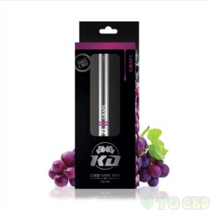 KNOCKOUT CBD - CBD DEVICE - DISPOSABLE PEN GRAPE - 250MG