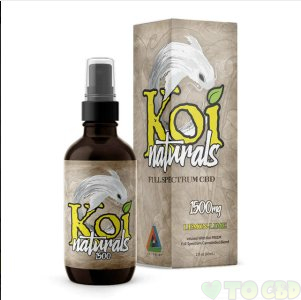 KOI CBD - CBD TINCTURE SPRAY - FULL SPECTRUM LEMON-LIME - 1500MG-3000MG