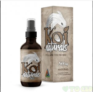 KOI CBD - CBD TINCTURE SPRAY - FULL SPECTRUM NATURAL - 1500MG-3000MG
