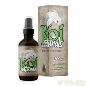 KOI CBD - CBD TINCTURE SPRAY - FULL SPECTRUM SPEARMINT - 1500MG-3000MG