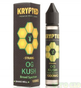 KRYPTED CBD - CBD VAPE JUICE - OG KUSH - 250MG-1000MG