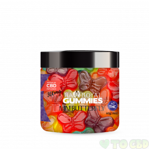 R.A. Royal Gummies – 300MG CBD Infused Mini Butterfly
