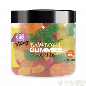 R.A. Royal Gummies – 1200MG CBD Infused Sour Kids