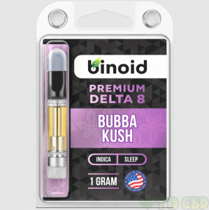 DELTA 8 THC VAPE CARTRIDGE - BUBBA KUSH