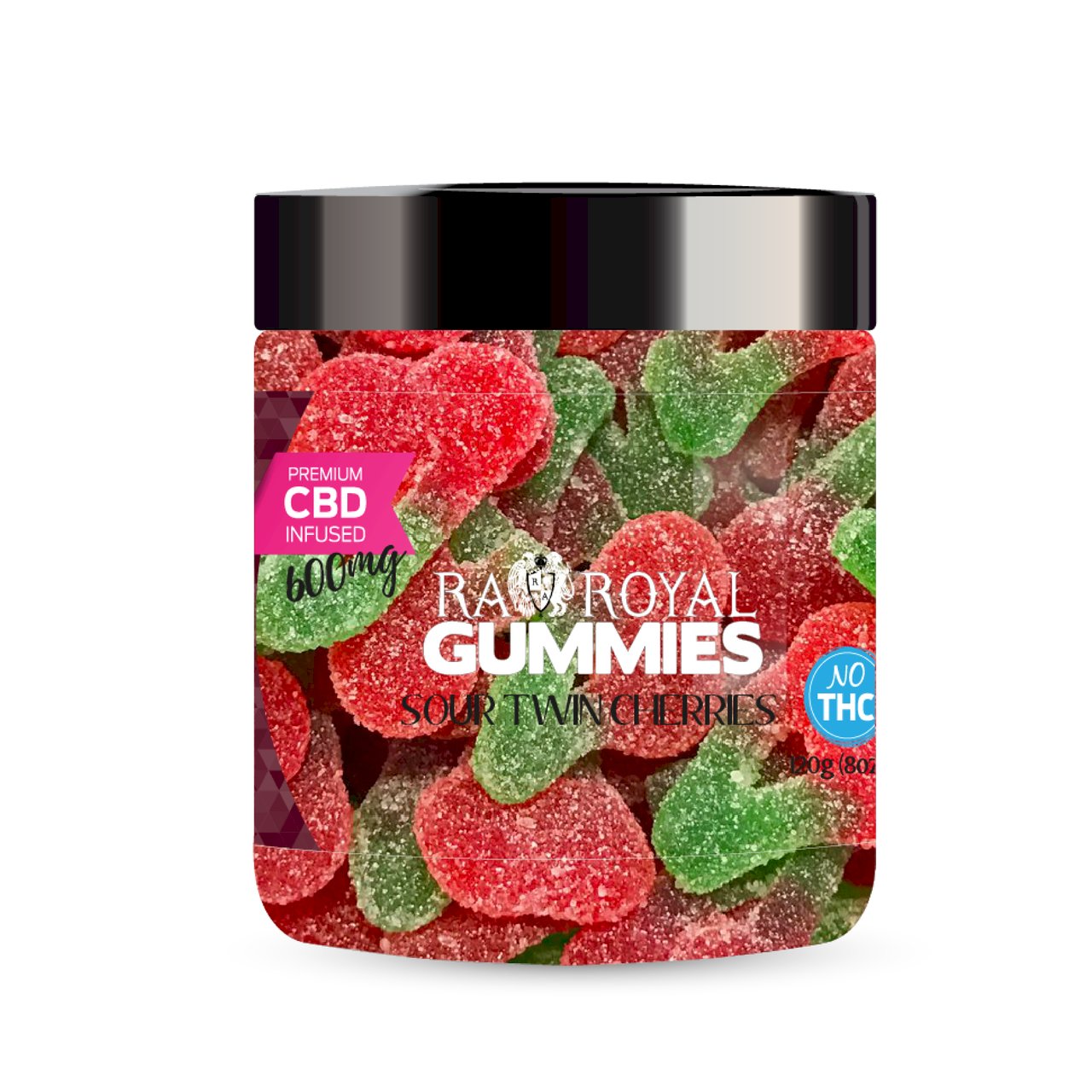 R.A. Royal Gummies \u2013 600MG CBD Infused Sour Twin Cherries - CBD Marketplace - Shop the Best CBD ...